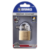 Brinks Keyed Different Padlock, Brass, 40mm, High Security 171-40001